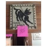 Cave Canem tile