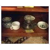 Ash trays and candle stick holders