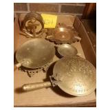 Copper and brass pieces