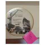 Oil rig plate