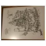 Cartoon of a Norwegian Viking oil rig