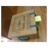 WW2 ammo box. Says " TOP. DO NOT THROW" in German