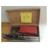 Drill bits in cigar box
