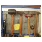 Mallets with chisel hammers