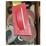 Grinding wheels, sand paper misc.