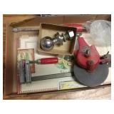 Ball for hitch, cigar box, clamps etc.