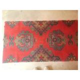 Small area rug 26 1/2" x 50"