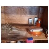 Two capacitors, Jack, weed eater pine, repair kit