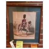 4 prints of European Soldiers