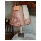 Lamp   27" tall with shade