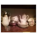 Misc.   tea pots and tea cups