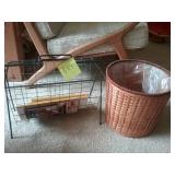 Basket and magazine holder