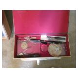 Handkerchiefs, poster purse & misc. box