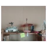 Bird feeder and water sprinkler