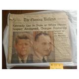 The Evening Bulletin. Kennedy lies in state at