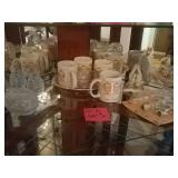 Hallmark coffee cups in plate with other