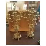 (2) Italian candlesticks