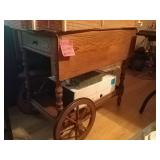 Tea cart. BOXES NOT INCLUDED