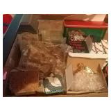 Christmas ornaments and village