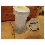 Plasticware and rolling pin