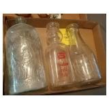 3 milk bottles