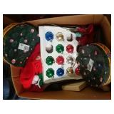 Christmas ornaments and stockings