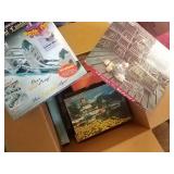 13 boxes of puzzles
