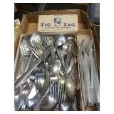 Silverware and zigzag