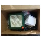 Christmas ornaments and lights