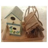 2 bird houses