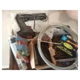 Soldering gun,  screws and misc
