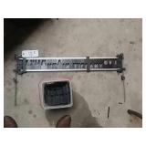 Stencil with letters