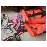 (3) Life vest, (2) ski handle