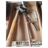 Handle tool and ball ping hammer