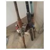 3 fishing poles