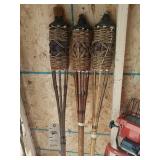 3 tiki torches