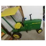 Custom John Deere 4020 diesel pedal tractor with