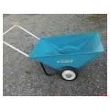 Blue Radio Flyer cart