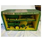 1/16 John Deere farm set with Deluxe Barn,