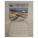 B. Carroll and Sons 1976 calander