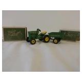 John Deere lawn and garden tractor 110 and toy