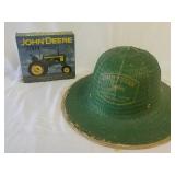 2004 John Deer calendar and hat