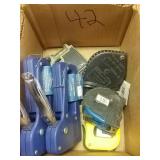 Take measure and staple gun lot