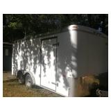 Dual axel trailer. 2003. Trailer only. Contents