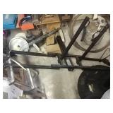 Bike rack that attach to a hitch. Holds 2 bikes