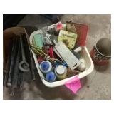 Poles, bottles, and miscellaneous tools