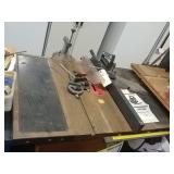 Fence guide system and table