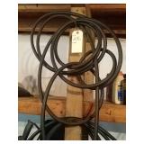 Pressure washer hose and nozzle