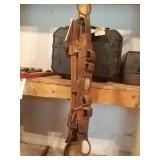 Leather lineman electricians tool belt