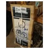 Rolling bicycle rack